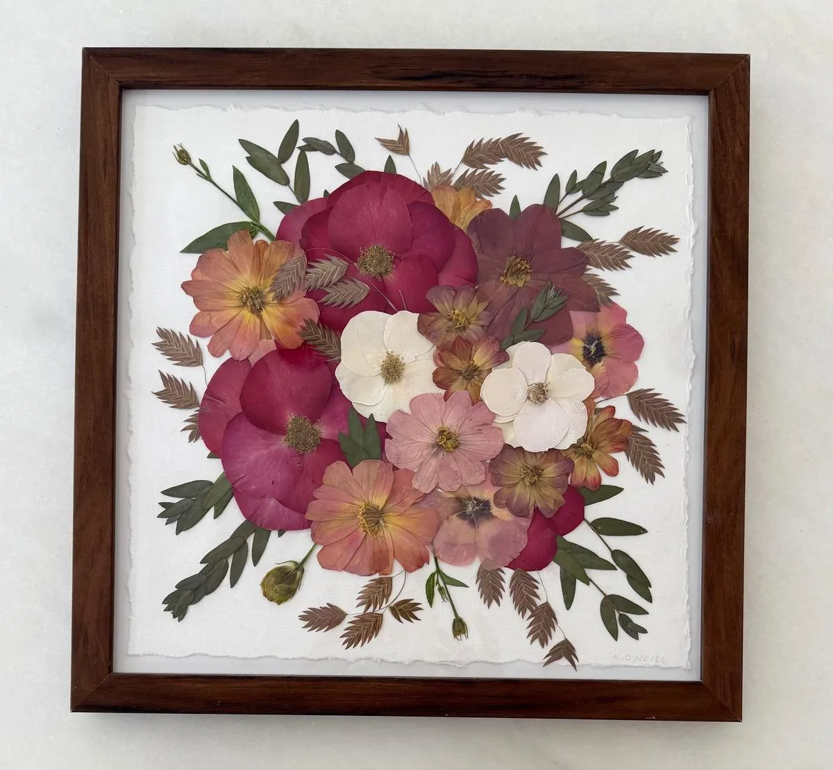 Fresh pressed florals