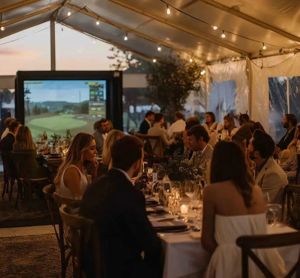 Golf Simulator Rentals: Wedding / Bachelor / Bachelorette Entertainment